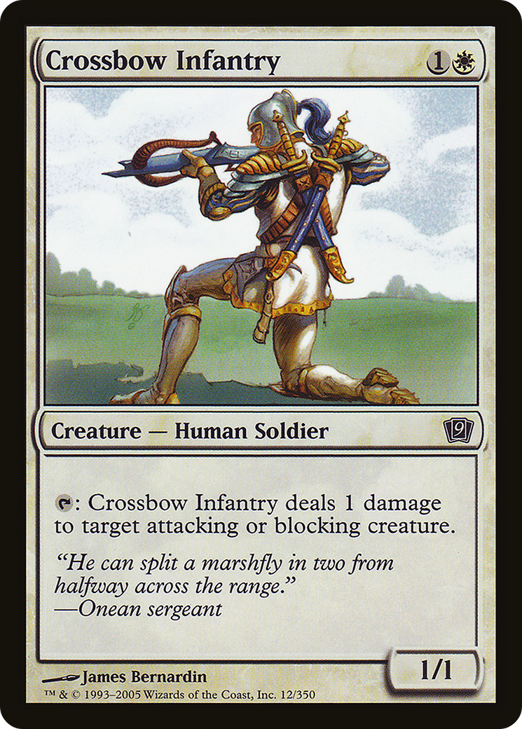 Crossbow Infantry (9ED-012) - 9th Edition Foil