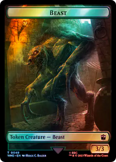 Beast (TWHO-049) - Doctor Who Tokens Foil