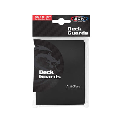 BCW Deck Guard Sleeves (50) - Black (Standard Size)