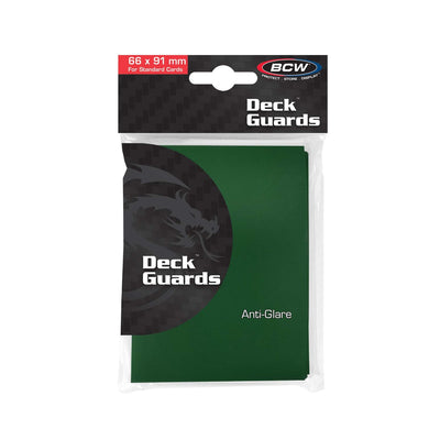 BCW Deck Guard Sleeves (50) - Green (Standard Size)