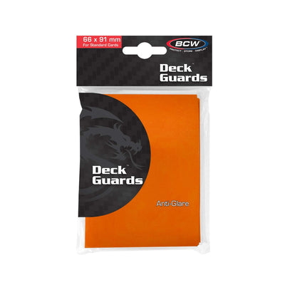 BCW Deck Guard Sleeves (50) - Orange (Standard Size)