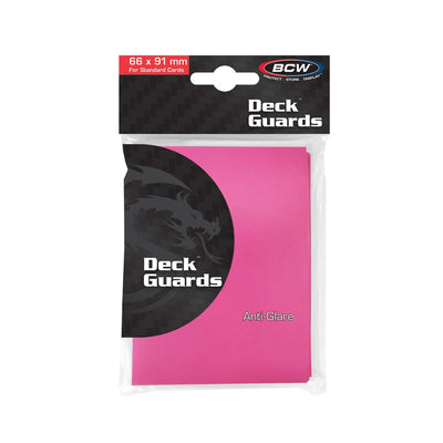 BCW Deck Guard Sleeves (50) - Pink (Standard Size)