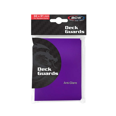 BCW Deck Guard Sleeves (50) - Purple (Standard Size)