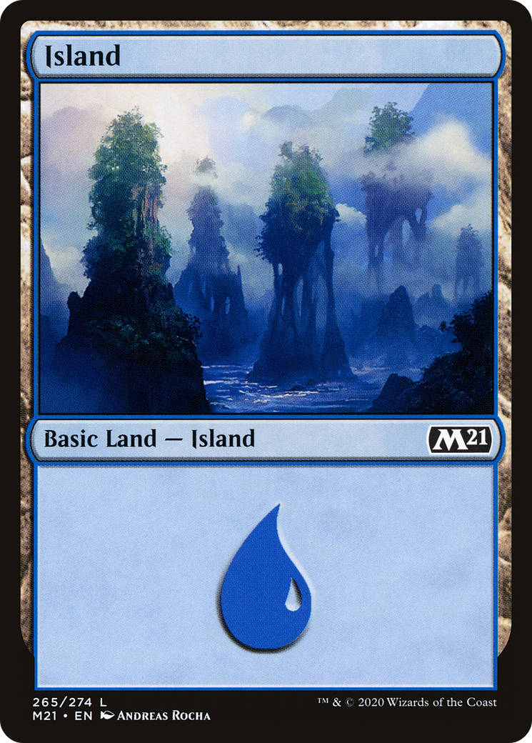 Island (265) (M21-265) - Core Set 2021