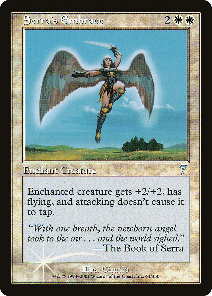 Serra's Embrace (7ED-43★) - 7th Edition