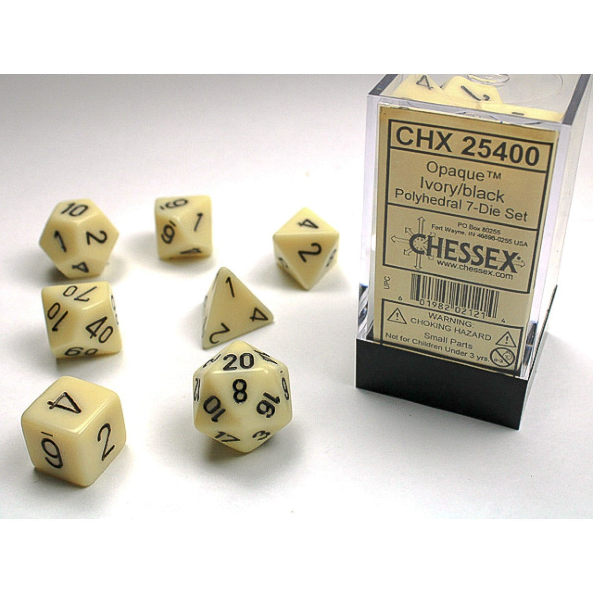 Chessex - Polyhedral 7-Die Set - Opaque