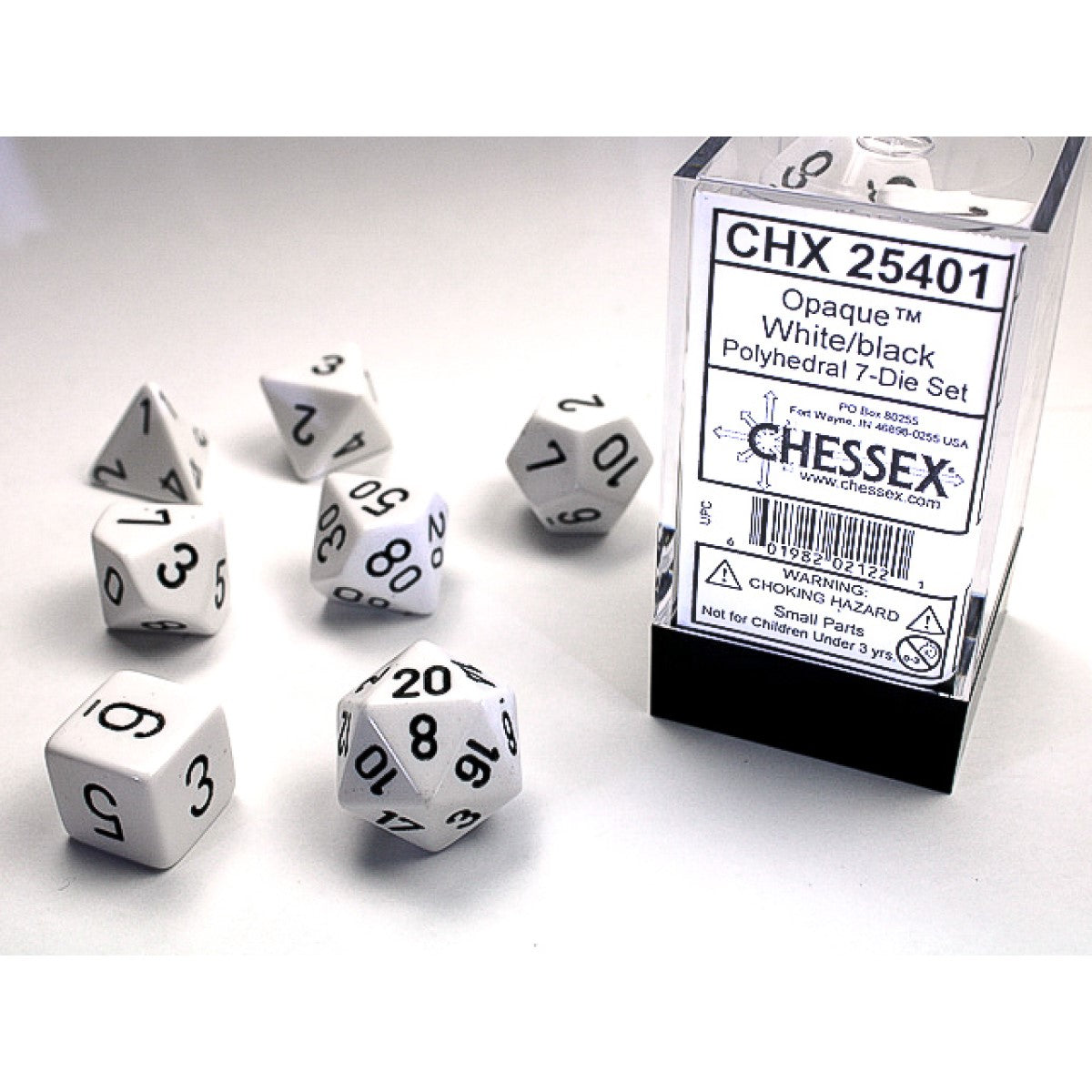 Chessex - Polyhedral 7-Die Set - Opaque