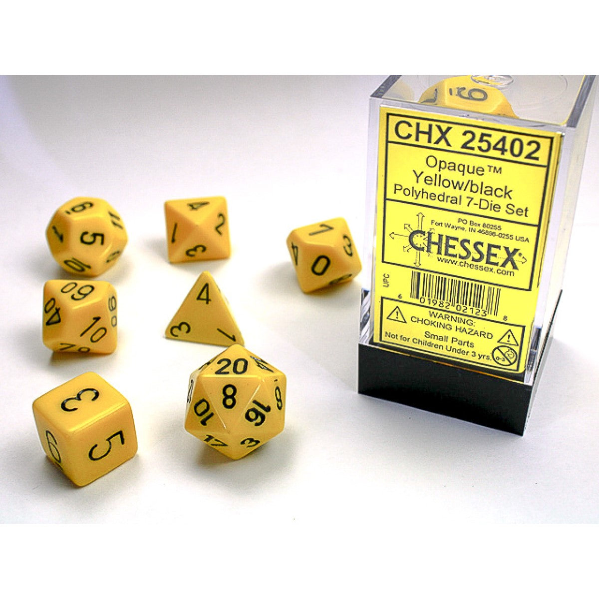 Chessex - Polyhedral 7-Die Set - Opaque