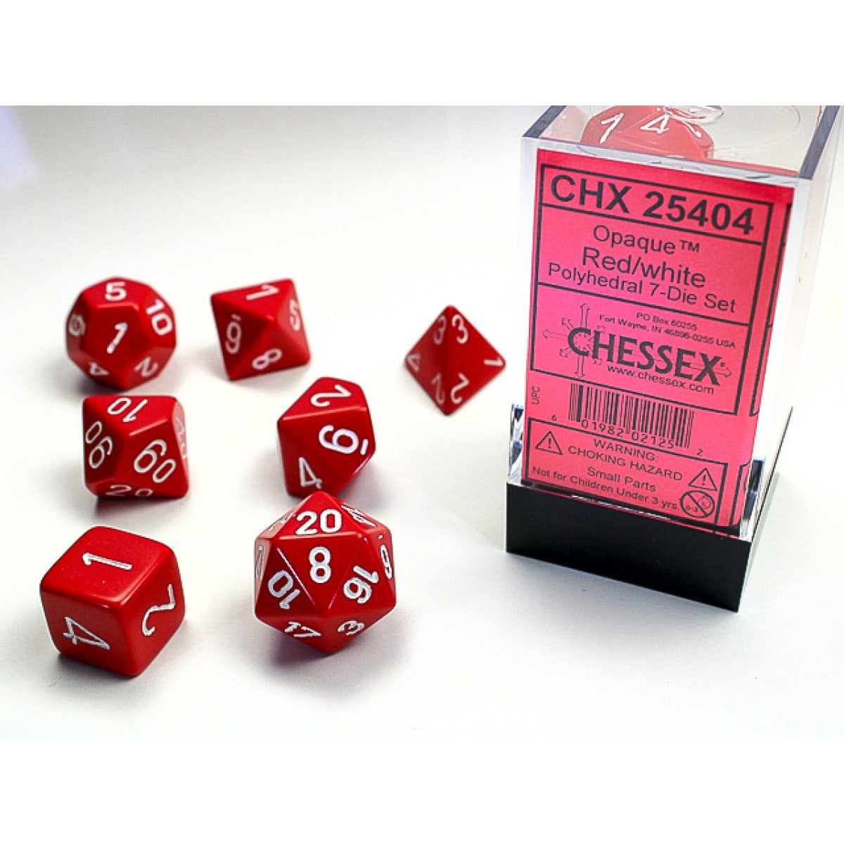 Chessex - Polyhedral 7-Die Set - Opaque