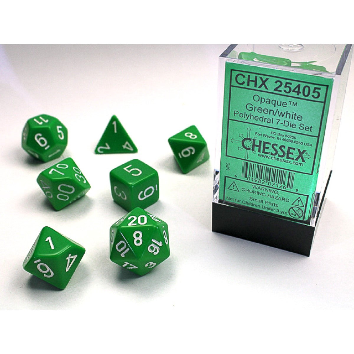 Chessex - Polyhedral 7-Die Set - Opaque