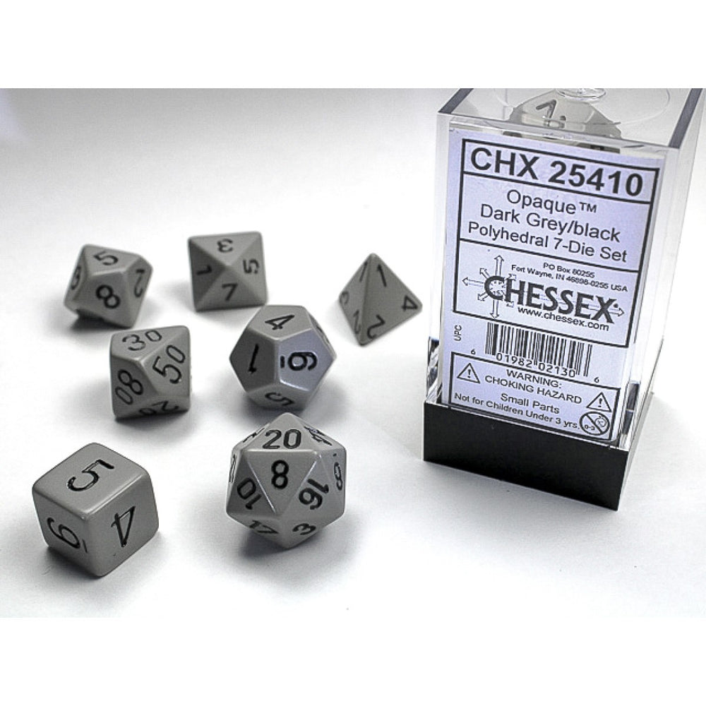 Chessex - Opaque Polyhedral 7-Die Set