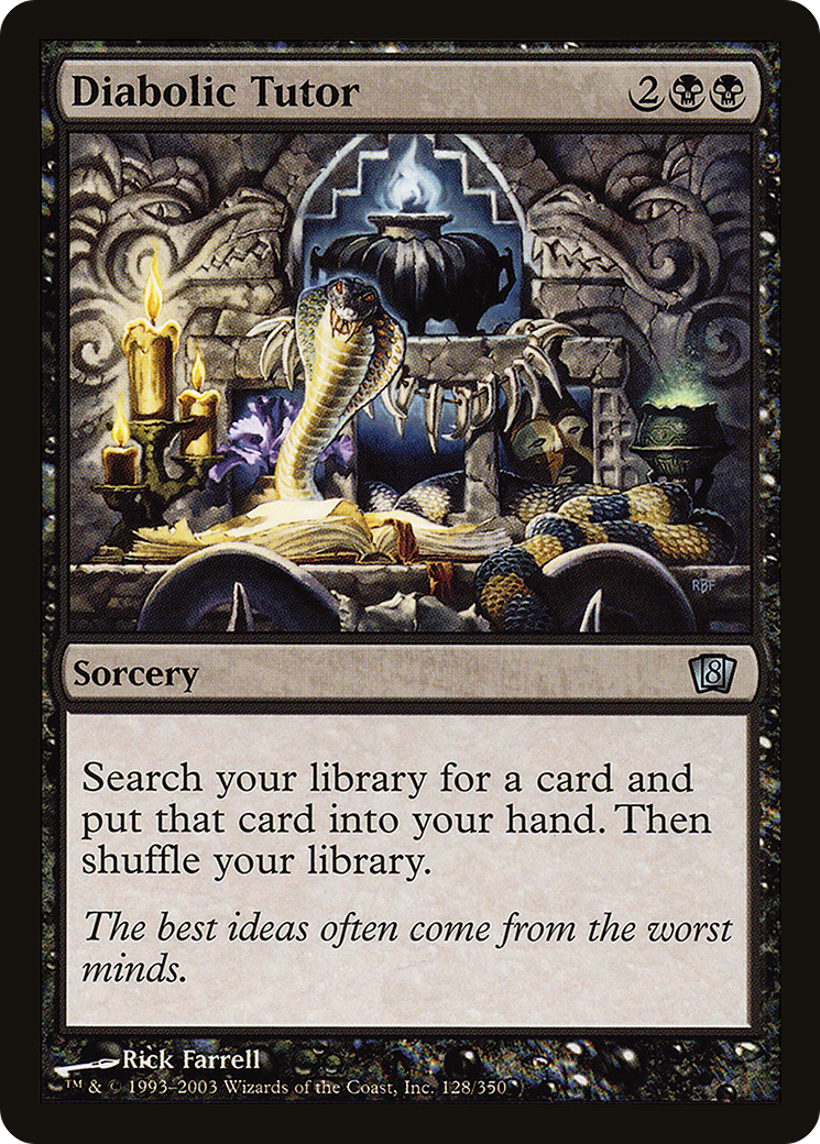 Diabolic Tutor (8ED-128) - 8th Edition