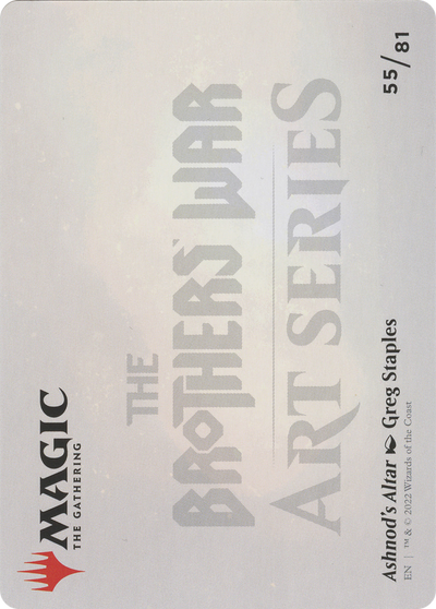 Ashnod's Altar // Ashnod's Altar (ABRO-055) - The Brothers' War Art Series (Borderless)