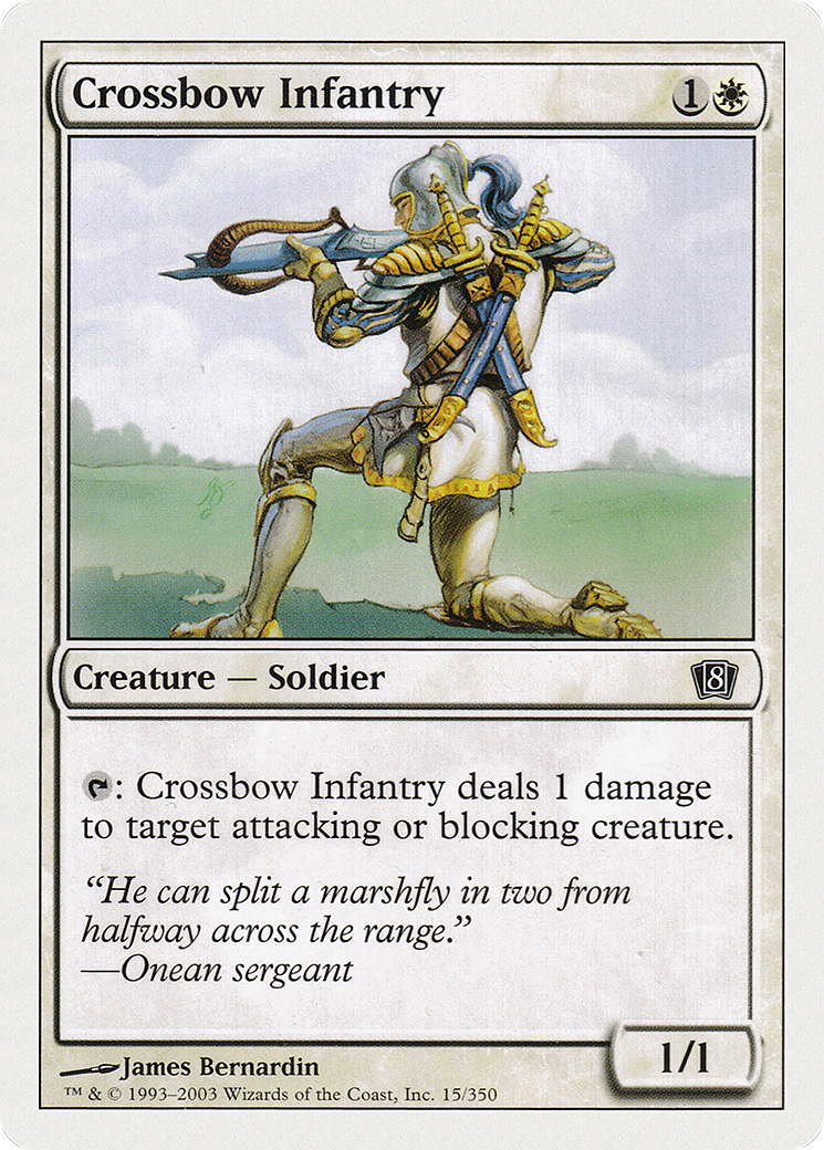 Crossbow Infantry (8ED-015) - 8th Edition