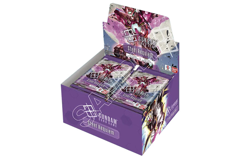 Gundam Card Game - Steel Requiem Booster Box (GD03) *Sealed*  TCG  Collector NZ