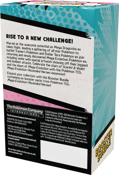 Pokemon TCG: Mega Evolution: Ascended Heroes Booster Bundle *Sealed* (PRE-ORDER, SHIPS APRIL 24TH)