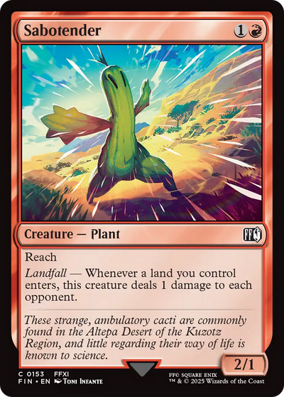 Sabotender (FIN-153) - FINAL FANTASY