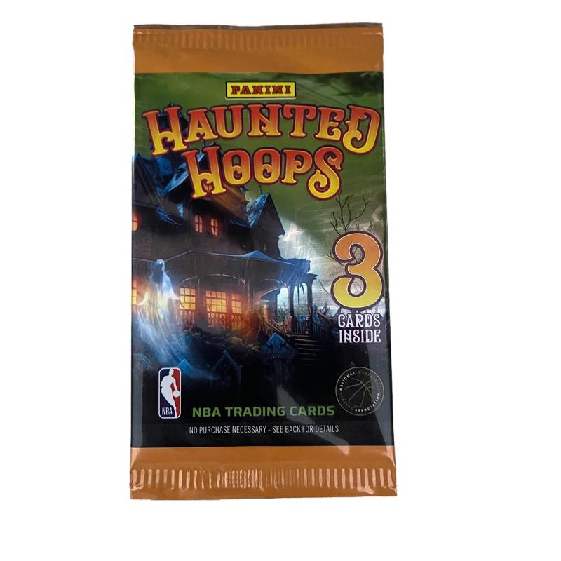 2023-24 Panini NBA Basketball Haunted Hoops Booster Pack *Sealed* TCG Collector NZ 2023-24 Panini NBA Basketball Haunted Hoops Booster Pack *Sealed* TCG Collector NZ