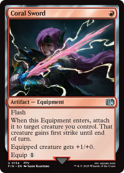 Coral Sword (FIN-134) - FINAL FANTASY