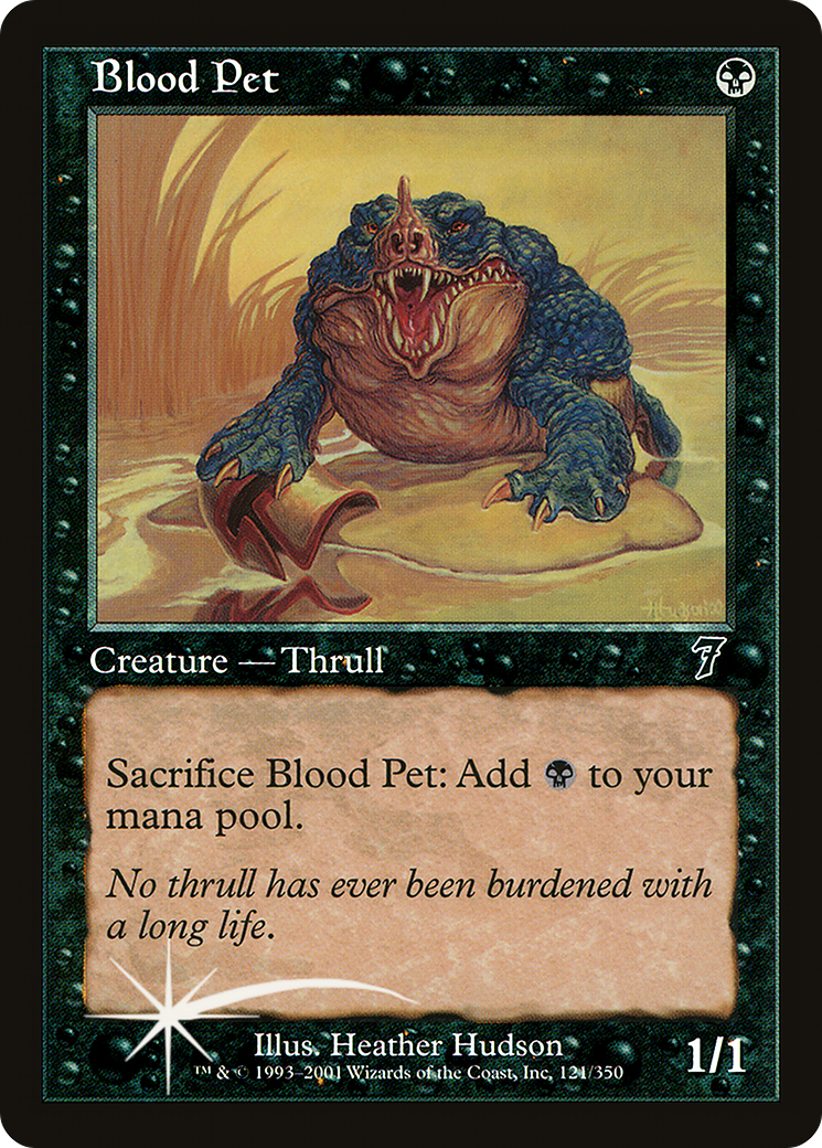 Blood Pet (7ED-121★) - 7th Edition Foil