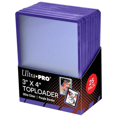 Ultra Pro - Toploaders Purple Border (25 Pack)