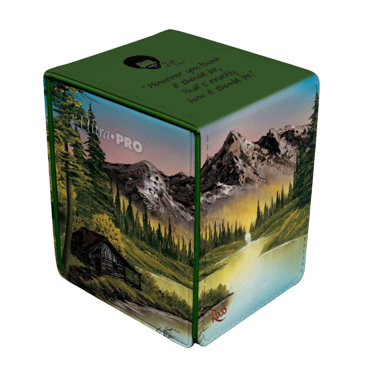 Ultra Pro - Bob Ross Alcove Flip Deck Box - Mountain Retreat