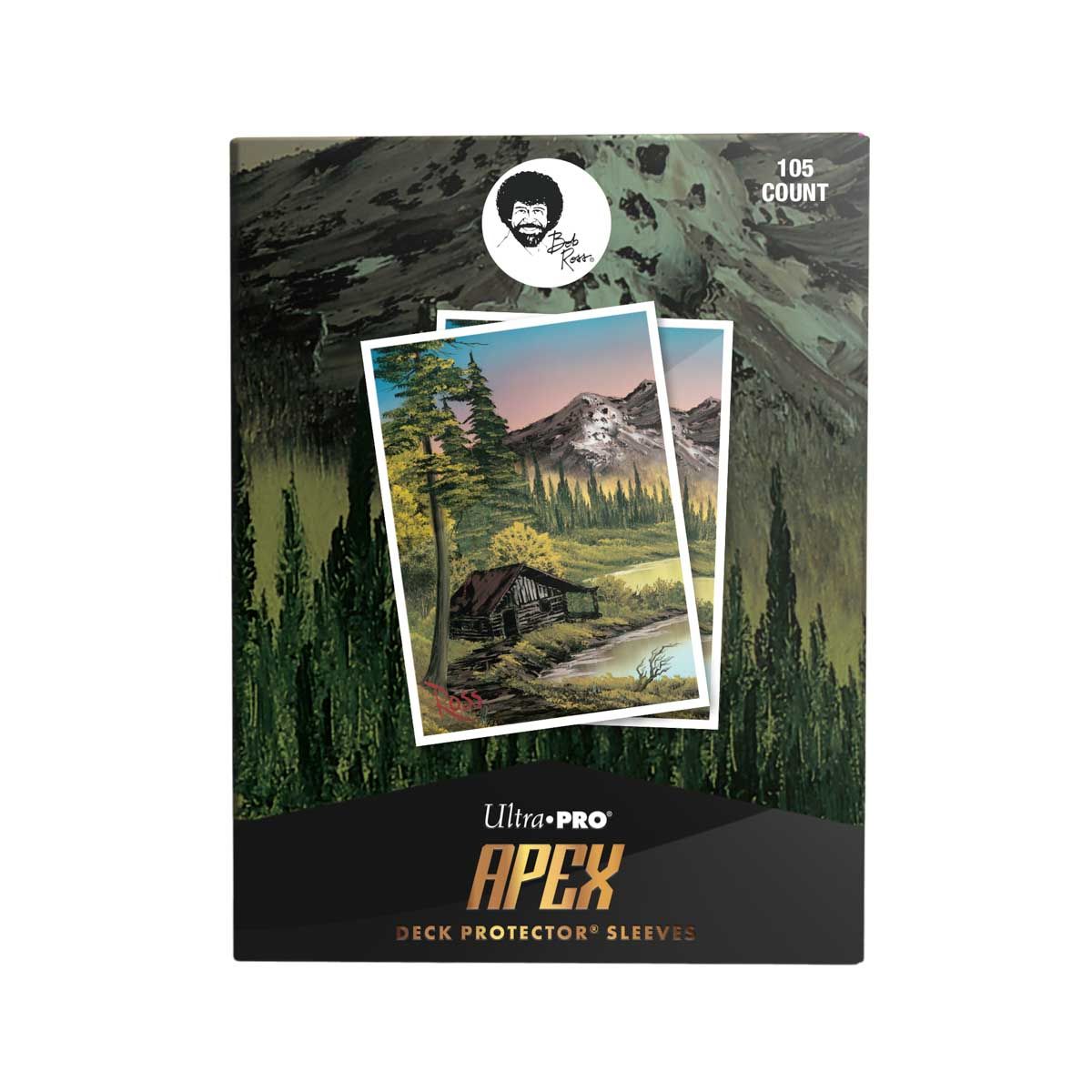 Ultra Pro - Bob Ross APEX Deck Protector Sleeves: Mountain Retreat (Standard Sized)