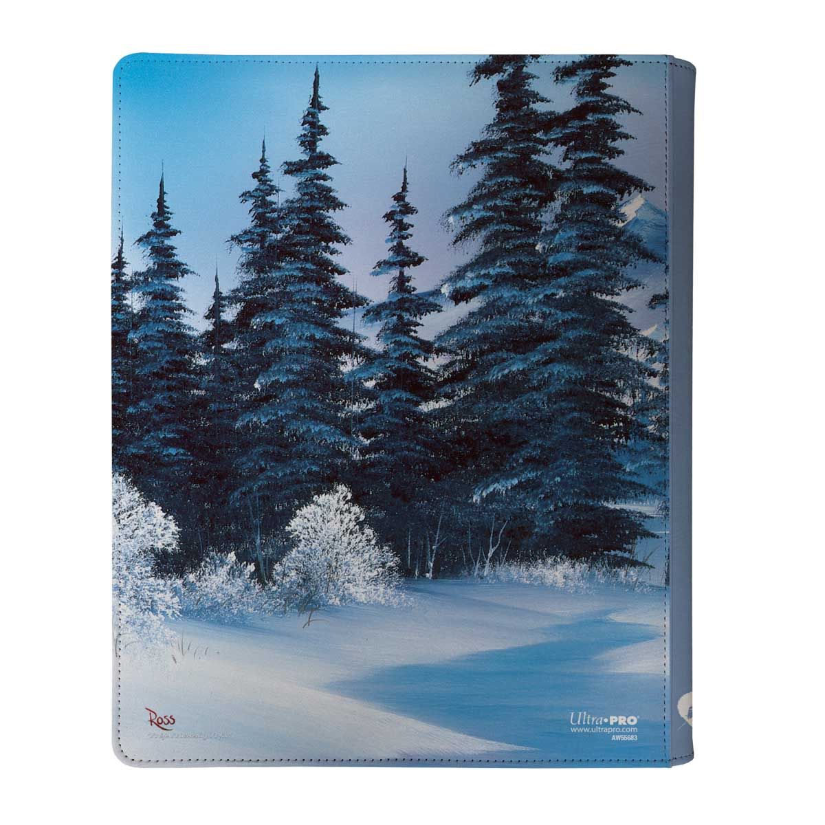 Ultra Pro - 9-Pocket Zippered PRO-Binder - Bob Ross: Winter Paradise