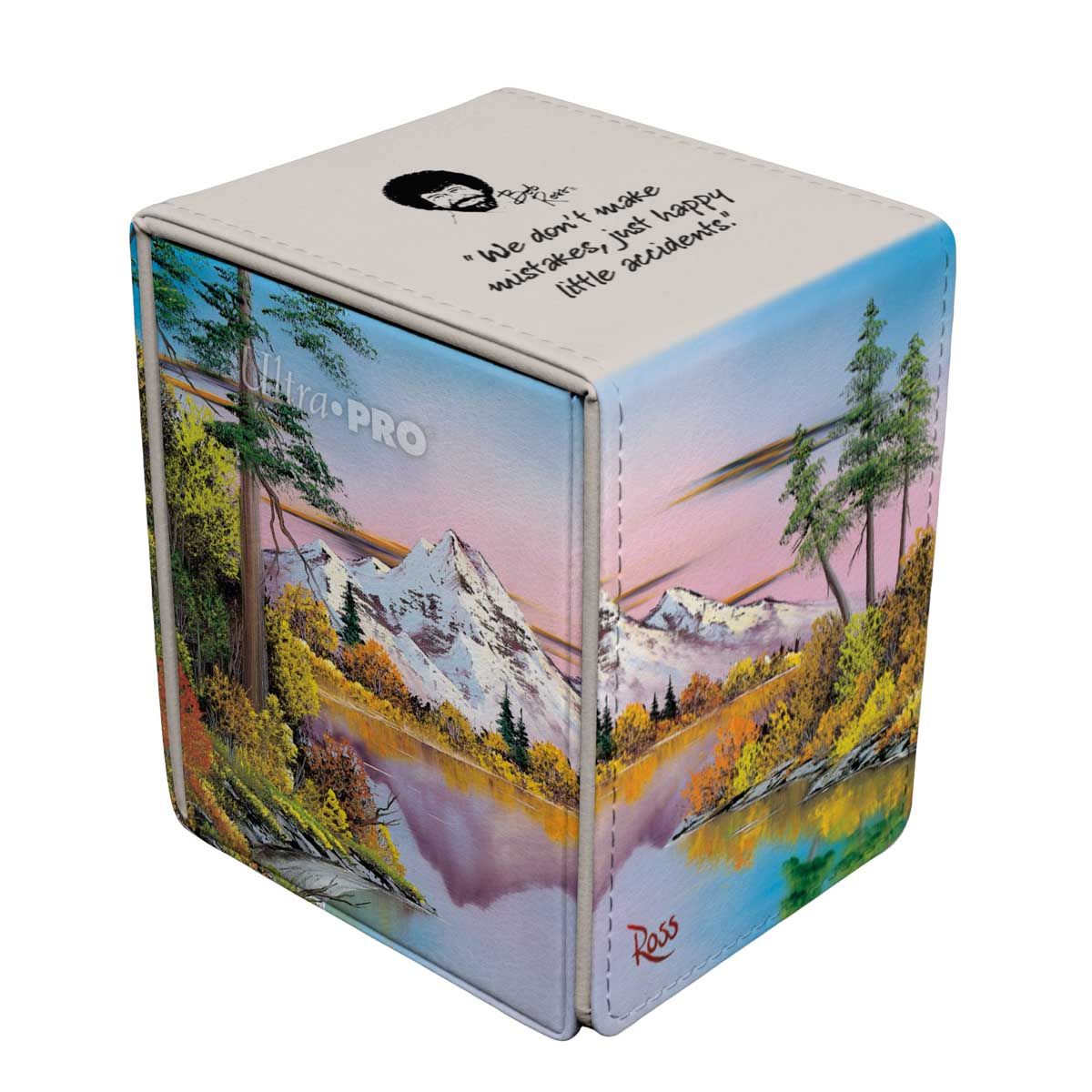 Ultra Pro - Bob Ross Alcove Flip Deck Box - Mighty Mountain Lake
