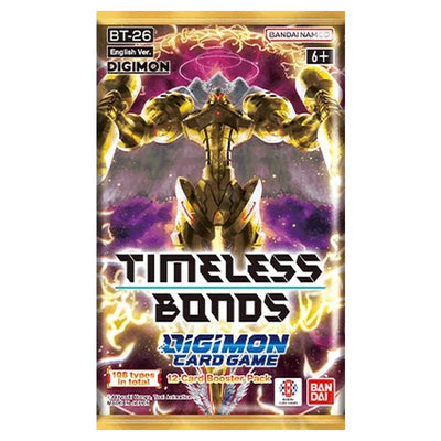 Digimon Card Game - Timeless Bonds Booster Box (BT26) *Sealed* (PRE-ORDER, SHIPS SEPT 4TH)