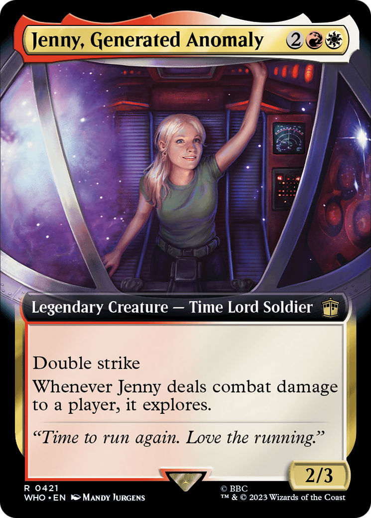 Jenny, Generated Anomaly (Extended Art) (WHO-421) - Doctor Who: (Extended Art)