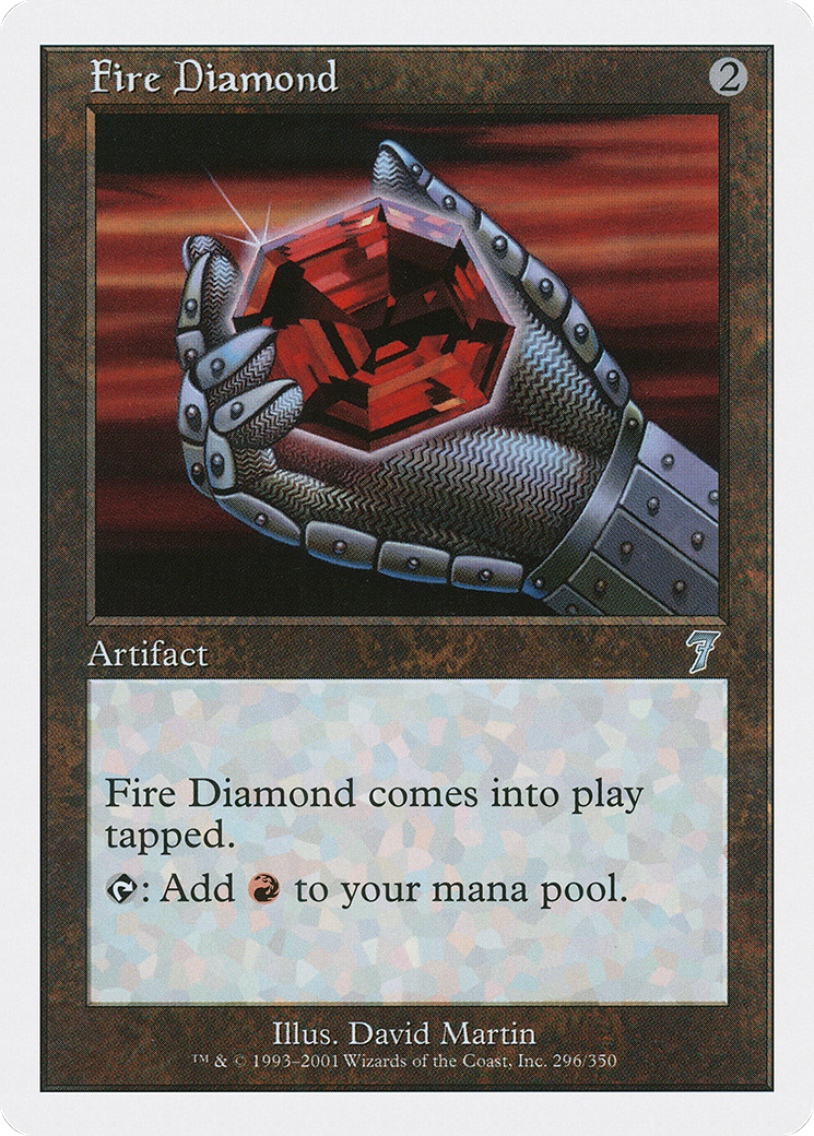 Fire Diamond (7ED-296) - 7th Edition