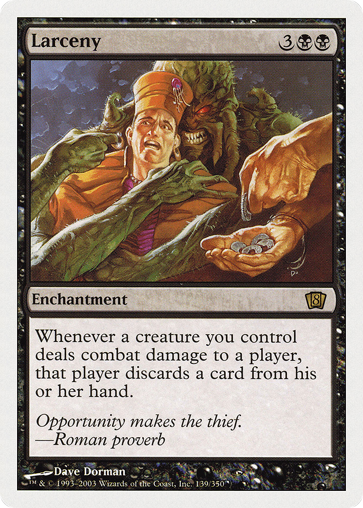 Larceny (8ED-139) - 8th Edition Foil