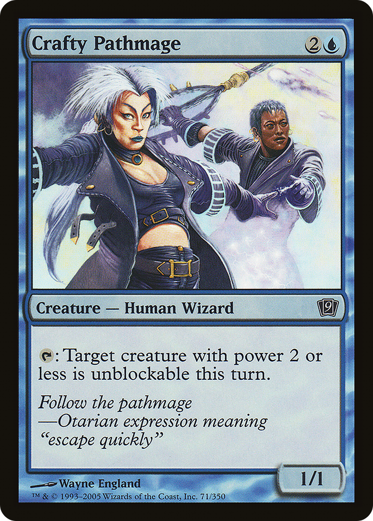 Crafty Pathmage (9ED-071) - 9th Edition Foil