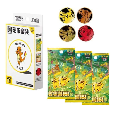 Chinese Pokemon TCG: 151 Gathering Coin Set *Sealed*