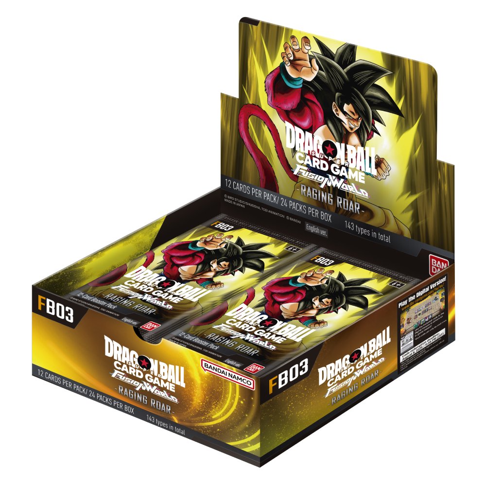 Dragon Ball Super Fusion World: Raging Roar Booster Pack (FB03) *Sealed*