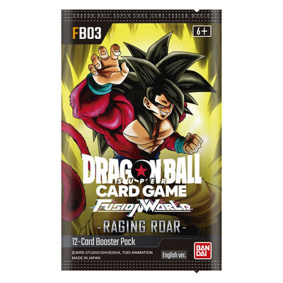 Dragon Ball Super Fusion World: Raging Roar Booster Pack (FB03) *Sealed*
