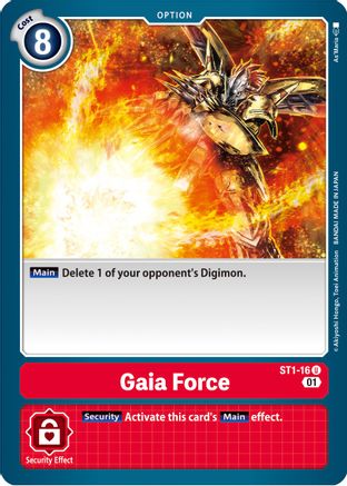 Gaia Force [ST1-16] (Alternative Art) [Starter Deck: Gallantmon] – TCG  Collector NZ
