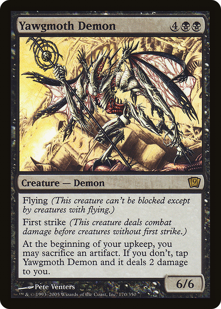 Yawgmoth Demon (9ED-170) - 9th Edition Foil