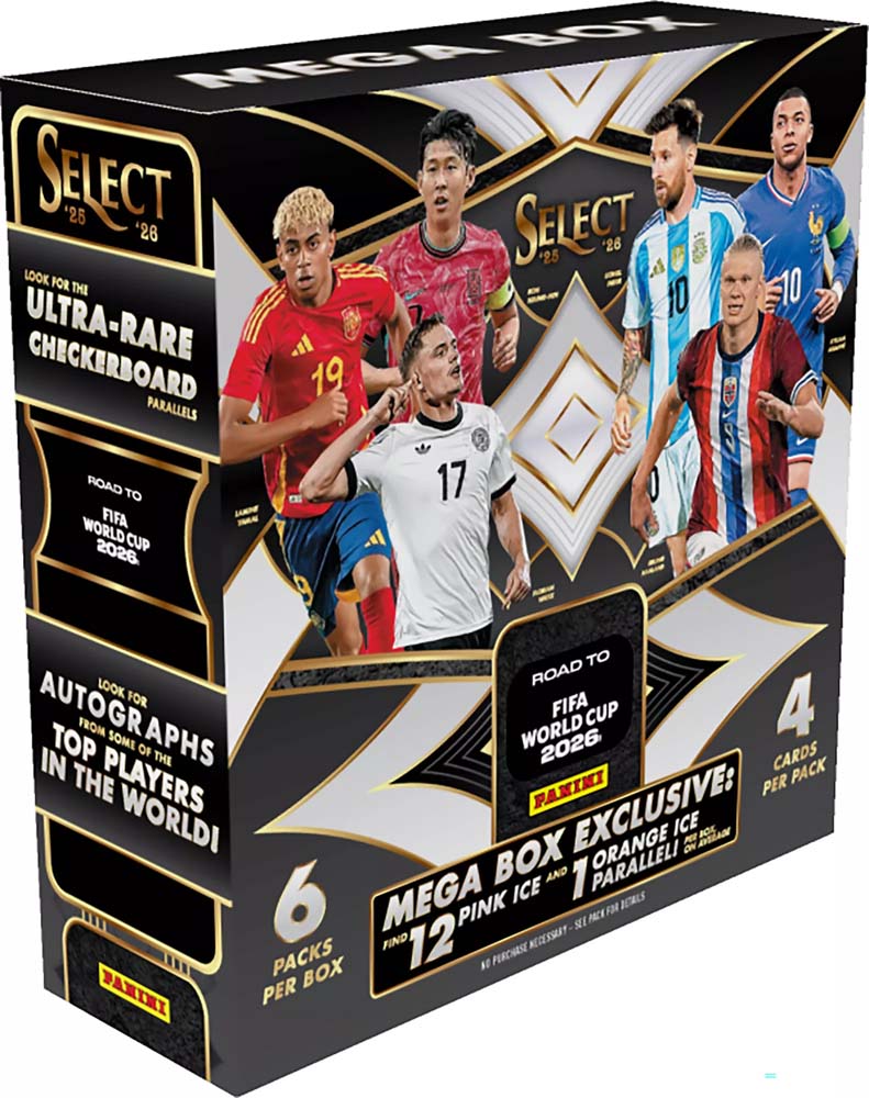 2026 Panini Select Road to World Cup Soccer Mega Box *Sealed*