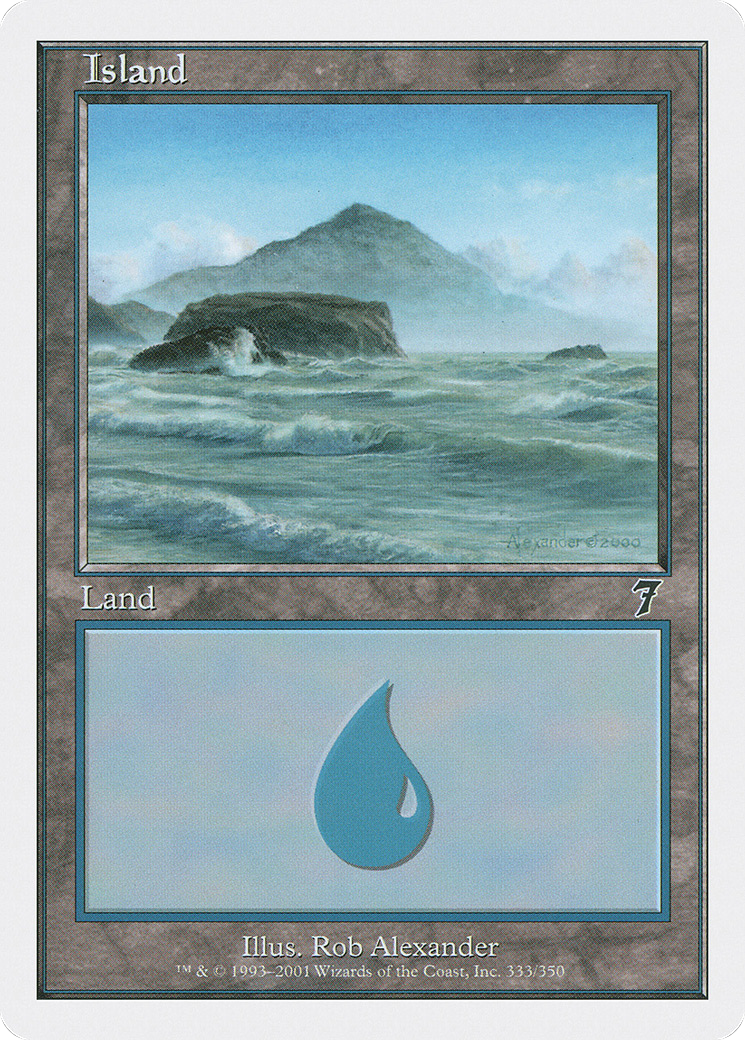 Island (7ED-333) - 7th Edition Foil