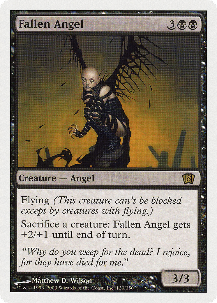 Fallen Angel (8ED-133) - 8th Edition Foil