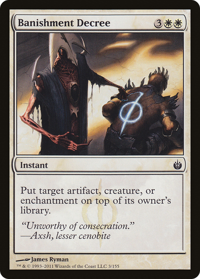 Banishment Decree (MBS-003) - Mirrodin Besieged Foil