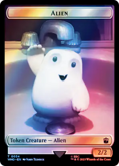 Alien (TWHO-034) - Doctor Who Tokens Foil