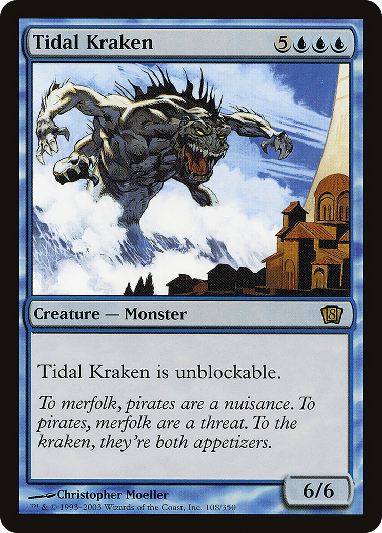 Tidal Kraken (8ED-108) - 8th Edition