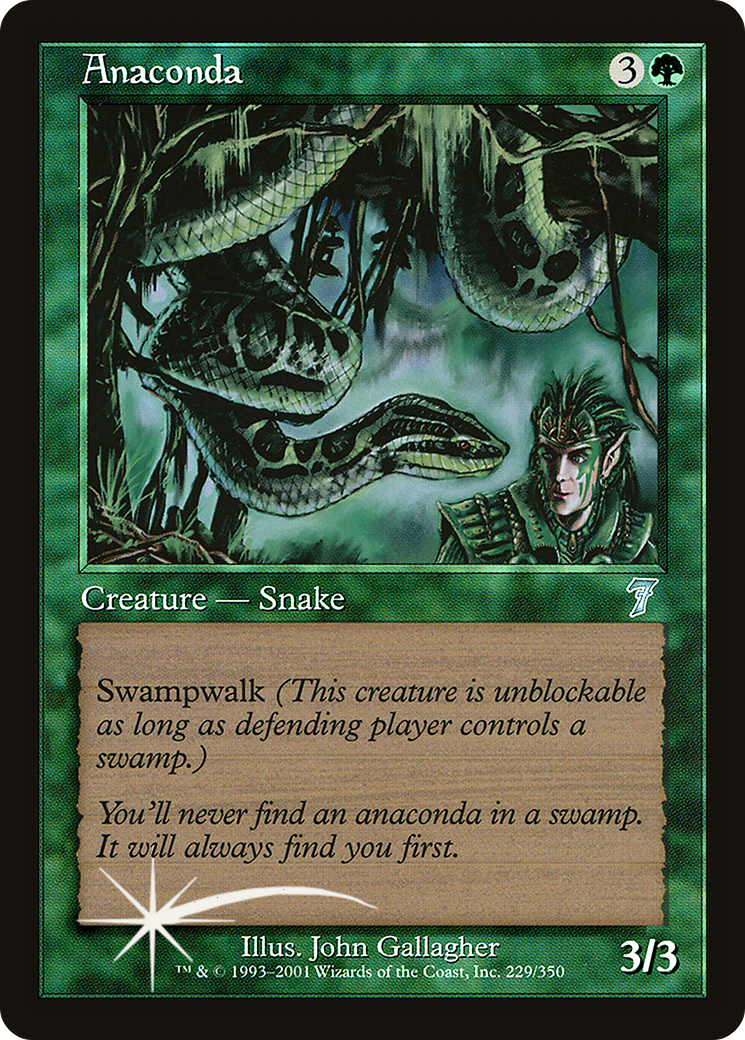 Anaconda (7ED-229★) - 7th Edition Foil