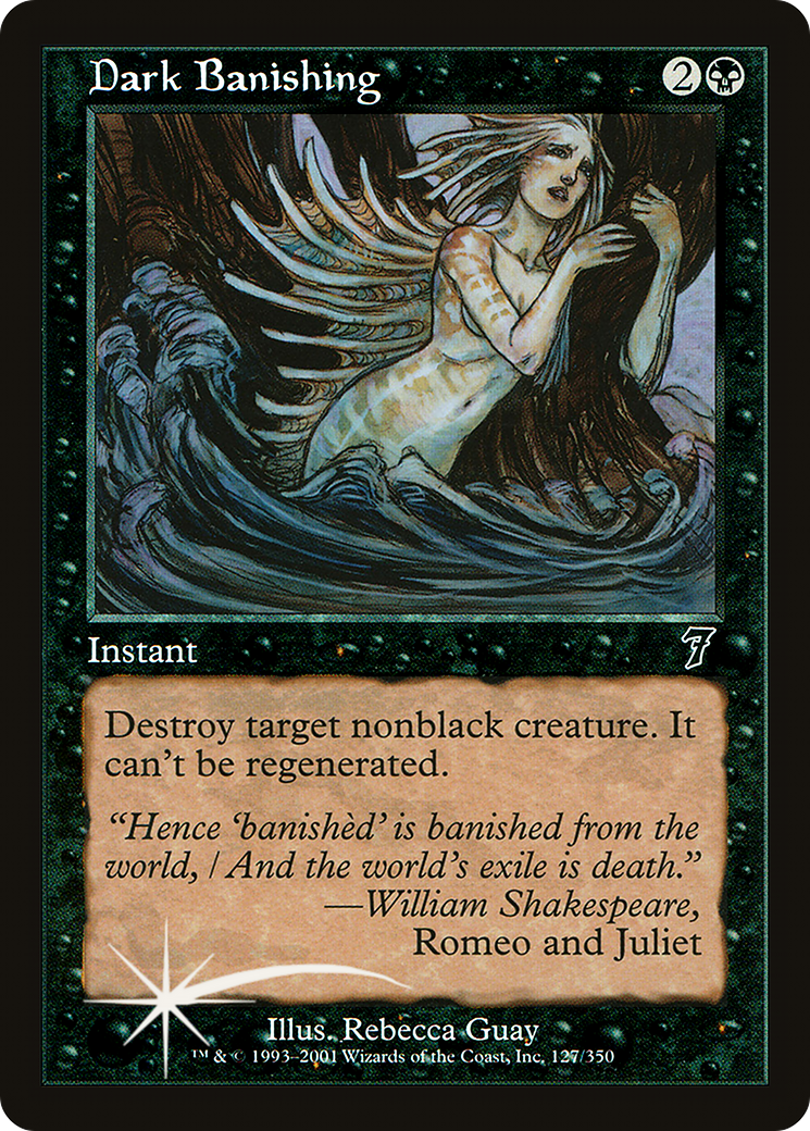 Dark Banishing (7ED-127★) - 7th Edition Foil