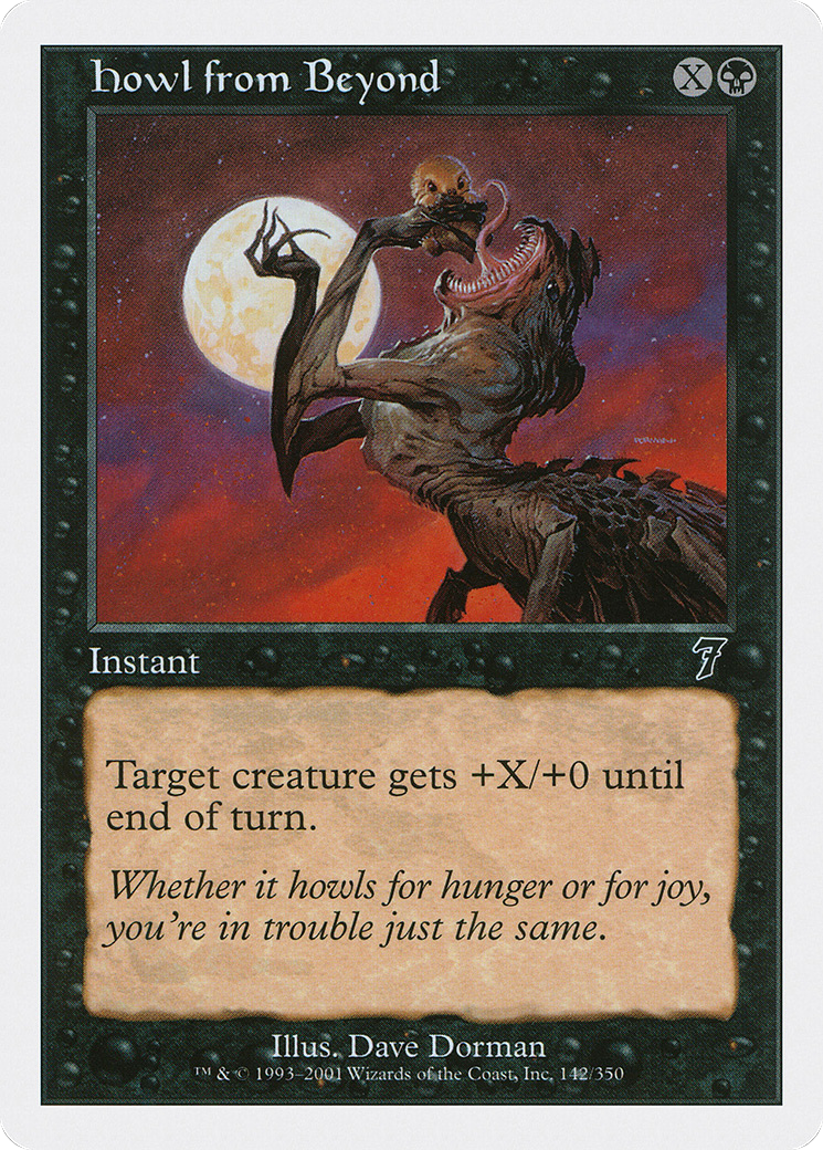 Howl from Beyond (7ED-142) - 7th Edition Foil