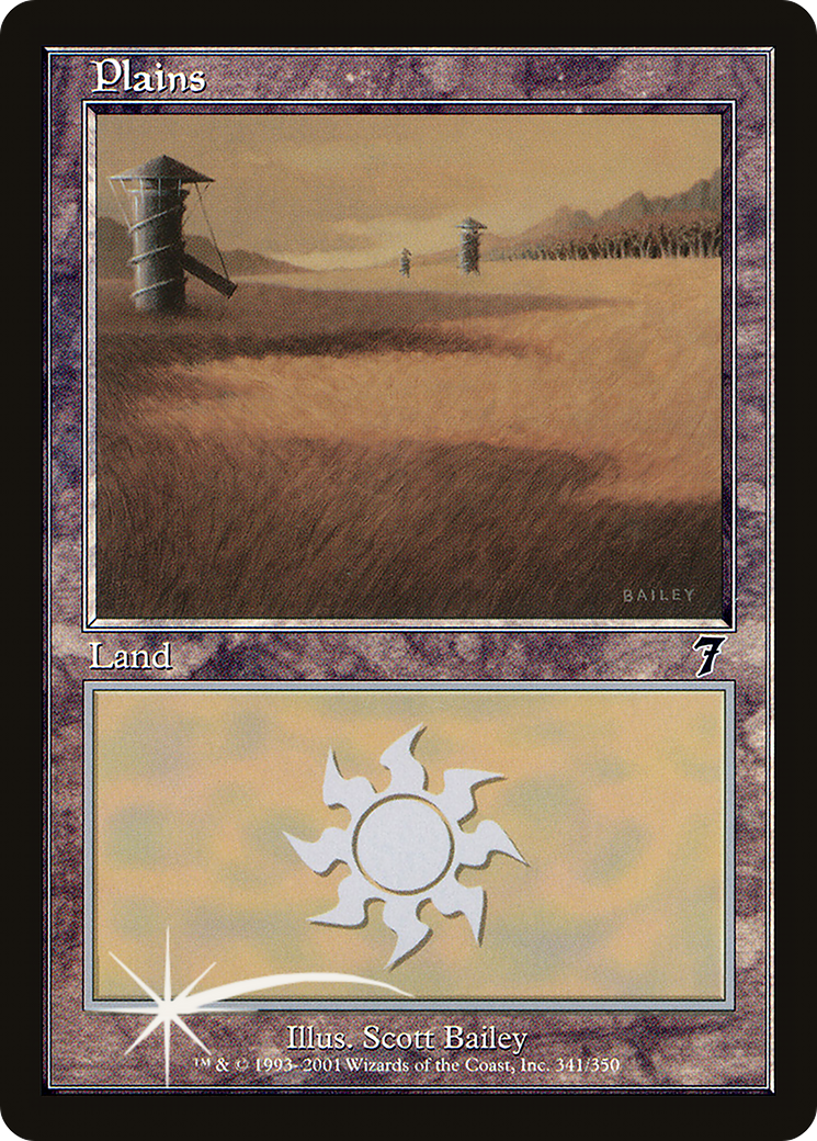Plains (7ED-341★) - 7th Edition Foil