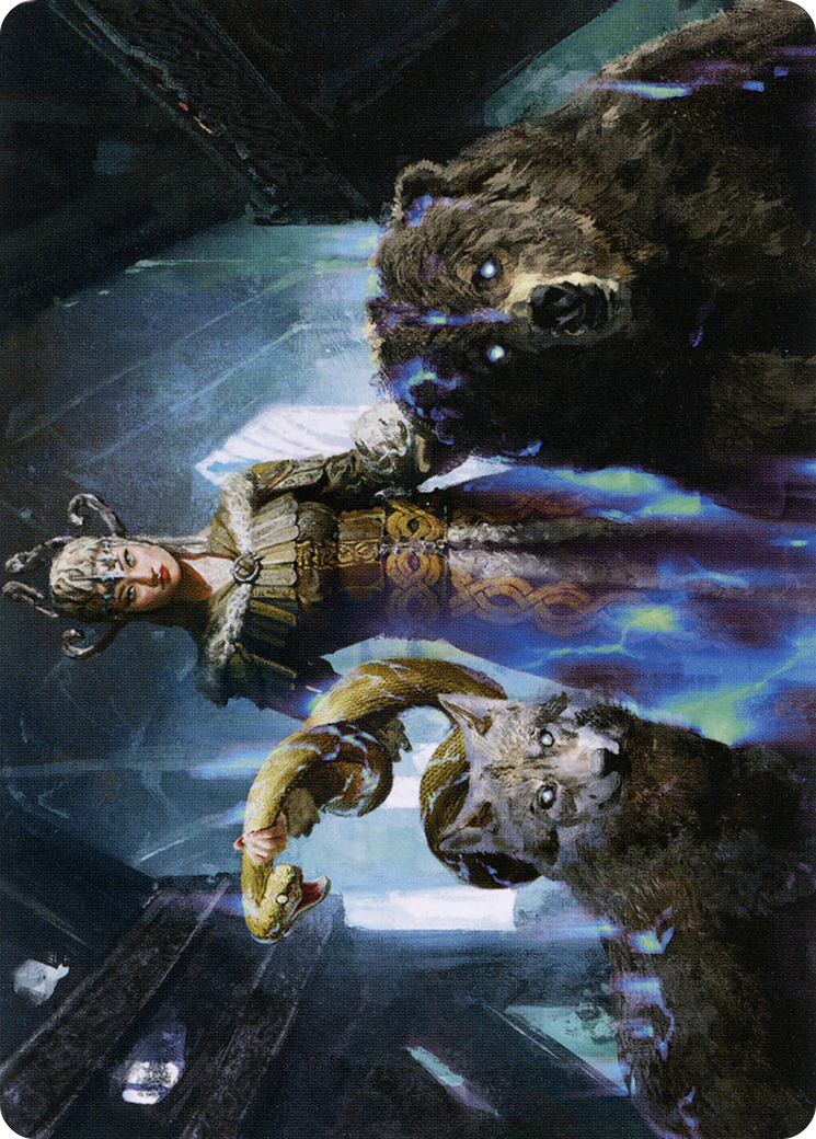Kolvori, God of Kinship // Kolvori, God of Kinship (ASKHM-048) - Art Series: Kaldheim (Borderless)